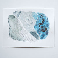 Sea & Stones #1 - art by artist from Canada Marissa Creative Arts - artterra online art gallery - Buy art of Canada Online - We ship to USA and Canada