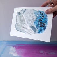 Sea & Stones #1 - art by artist from Canada Marissa Creative Arts - artterra online art gallery - Buy art of Canada Online - We ship to USA and Canada