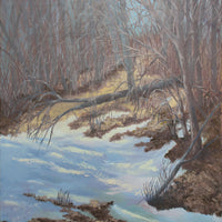 Spring Thaw, Ogden - art by artist from Canada Kathy Teasdale - artterra online art gallery - Buy art of Canada Online - Free Shipping