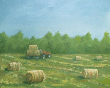 The Harvest - art by artist from Canada Kathy Teasdale - artterra online art gallery - Buy art of Canada Online - Free Shipping