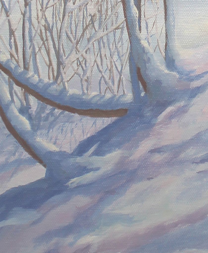 Winter Magic - art by artist from Canada Kathy Teasdale - artterra online art gallery - Buy art of Canada Online - Free Shipping