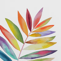 Rainbowland Parlour Palm - art by artist from Canada Xiao Wen Xu - artterra online art gallery - Buy art of Canada Online - Free Shipping