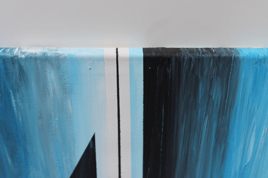 Brilliant Blue - art by artist from Canada Art by Grrace - artterra online art gallery - Buy art of Canada Online - We ship to USA and Canada