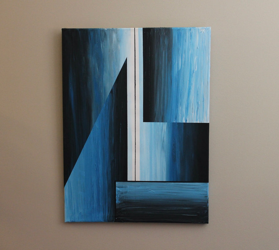 Brilliant Blue - art by artist from Canada Art by Grrace - artterra online art gallery - Buy art of Canada Online - We ship to USA and Canada