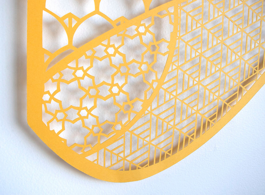 Rahael Is One Pattern Pattern Mixing Series (yellow shape) – Artterra