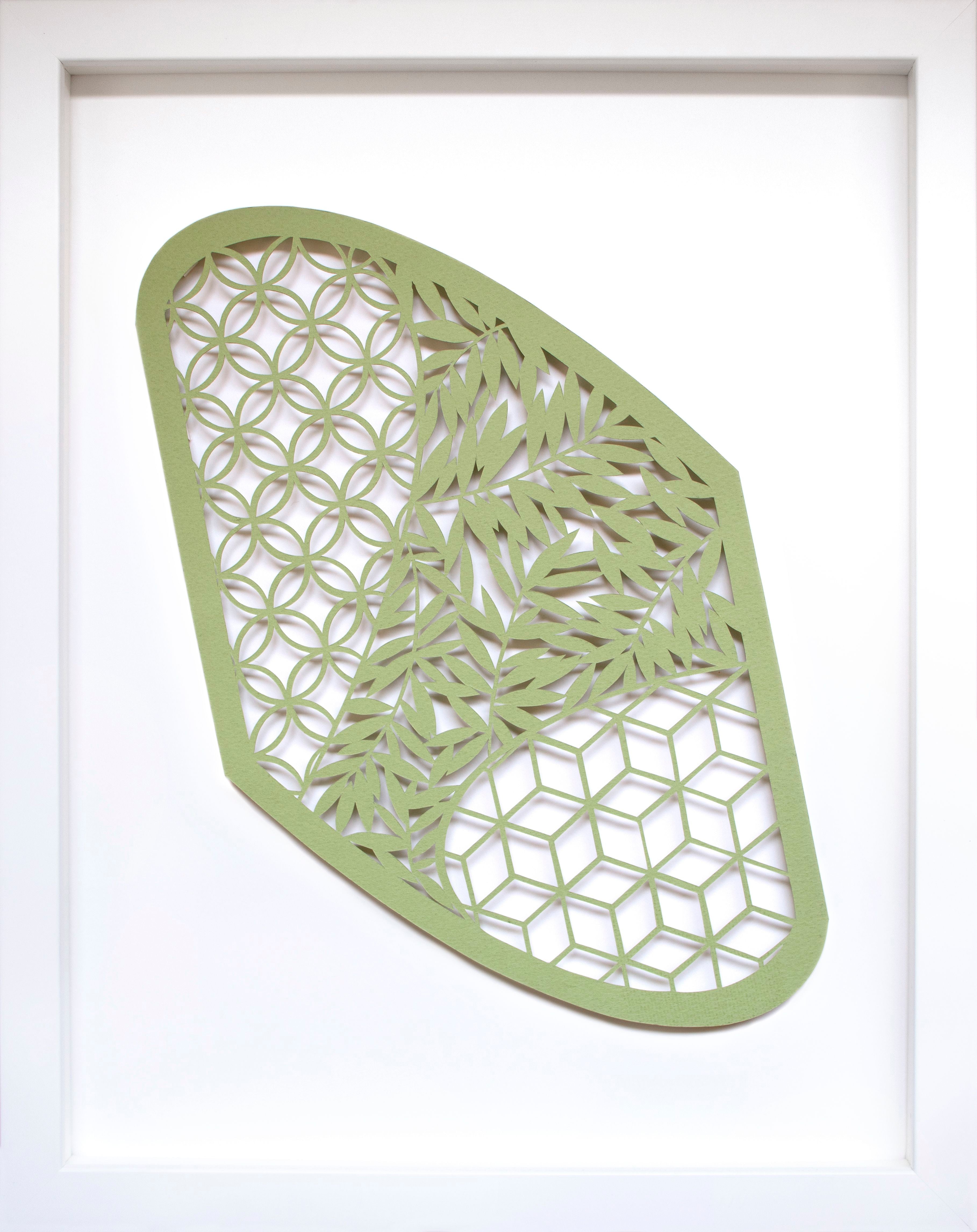 Pattern Mixing Series (green shape) – Artterra