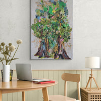 Walking In The Forest 3 - art by artist from Canada Manuela Moldovan - artterra online art gallery - Buy art of Canada Online - We ship to USA and Canada