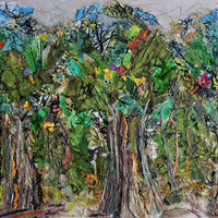 Walking In The Forest 4 - art by artist from Canada Manuela Moldovan - artterra online art gallery - Buy art of Canada Online - We ship to USA and Canada