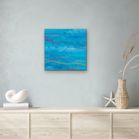 Sea dreams (beaches #6) - art by artist from Canada Mardell Rampton - artterra online art gallery - Buy art of Canada Online - We ship to USA and Canada